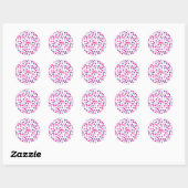 Polka Dot Sticker - Katze 2 (Blatt)