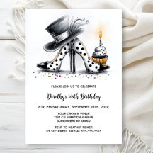 Polka Dot Stiletto Shoes Birthday Party