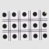Polka Dot Streifen Golfhandtuch (Horizontal)