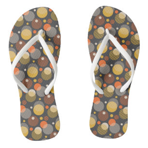 Polka-Dot-Streifenmuster Badesandalen