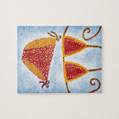 Polka Dot String Bikini Jigsaw Puzzle (Horizontal)