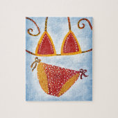 Polka Dot String Bikini Jigsaw Puzzle (Vertikal)