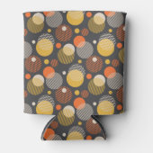 Polka Dot Stripe Muster Dosenkühler (Vorderseite)