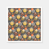 Polka Dot Stripe Muster Serviette (Vorderseite)