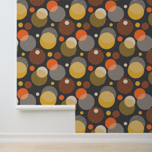 Polka Dot Stripe Muster Tapete