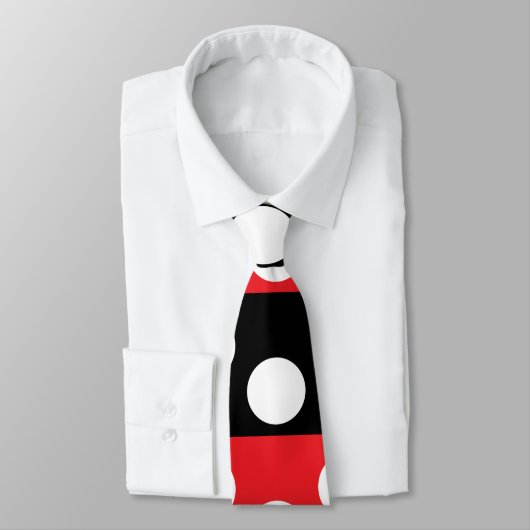 Polka Dot Stripes Muster Krawatte (Gebunden)