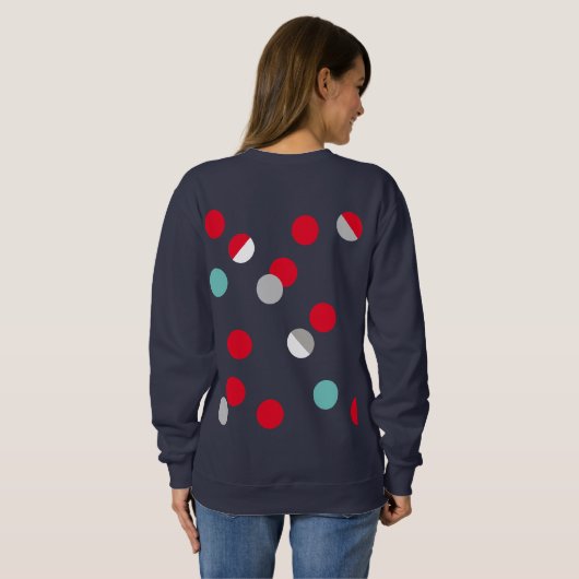 Polka Dot Sweatshirt (Schwarz voll)