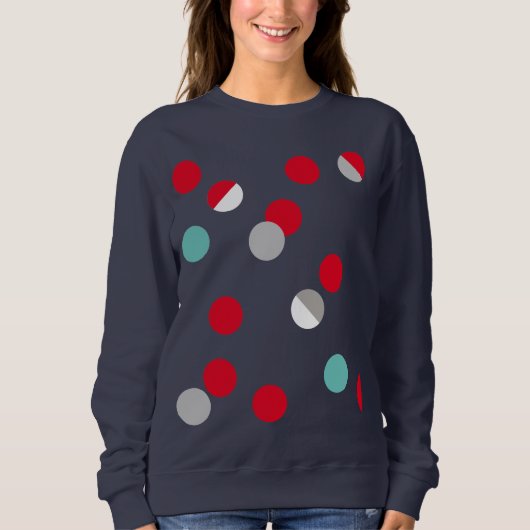 Polka Dot Sweatshirt (Vorderseite)