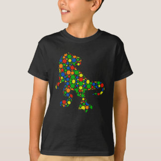Polka Dot T Rex Dinosaur 15. September Dot Day T-Shirt