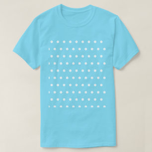 Polka Dot T - Shirt (Aqua & White)