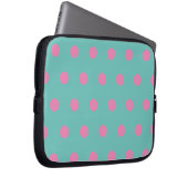Polka Dot Tablet Case (Aqua & Pink) (Vorne Rechts)