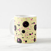 Polka Dot Tasse - Stilvoller Kaffee Cup (Vorderseite Links)