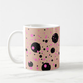 Polka Dot Tasse - Stilvoller Kaffee Cup