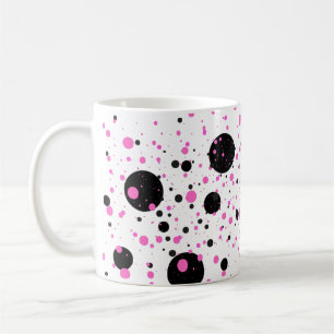Polka Dot Tasse - Stilvoller Kaffee Cup