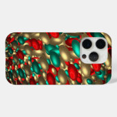 Polka dot texture abstraktes Fraktal art Case-Mate iPhone Hülle (Rückseite (Horizontal))