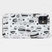 Polka Dot Tiger Black and White Print Case-Mate iPhone Hülle (Rückseite (Horizontal))