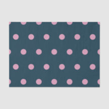 Polka Dot Tissue Paper (Midnight Blue & Soft Pink)