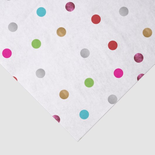 Polka Dot Tissue Paper Seidenpapier (Detail)