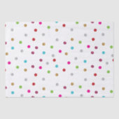 Polka Dot Tissue Paper Seidenpapier (Vorderseite)