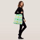 Polka Dot Tote Bag Tragetaschen Mit Langen Trägern (Am Model)