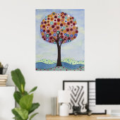 Polka Dot Tree von Heather Saulsbury Poster (Heimbüro)