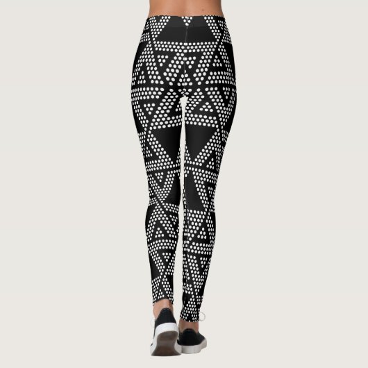 Polka Dot Triangle Leggings (Rückseite)
