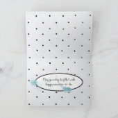 Polka Dot und Bänder Karte (Innenseite)