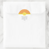 Polka Dot und Sunshine Address Stickers (Tasche)