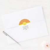 Polka Dot und Sunshine Address Stickers (Umschlag)