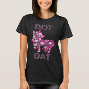 Polka Dot Unicorn International Dot Day Pink Unico T-Shirt