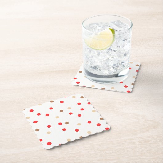 Polka Dot Untersetzer (Vor Ort)