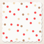 Polka Dot Untersetzer (Vorderseite)