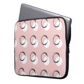 Polka dot, vielseitiges, nahtloses Muster Laptopschutzhülle (Vorderseite Links)