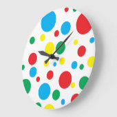 Polka Dot Wall Uhr (Winkel)
