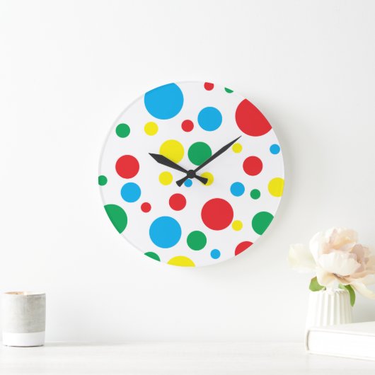 Polka Dot Wall Uhr (Zuhause)