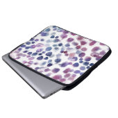 Polka Dot Wasserfarbe: Geometrisch Nahtlos. Laptopschutzhülle (Vorne Knopf)