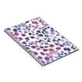 Polka Dot Wasserfarbe: Geometrisch Nahtlos. Notizblock (Rechte Seite)