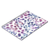 Polka Dot Wasserfarbe: Geometrisch Nahtlos. Notizblock (Linke Seite)