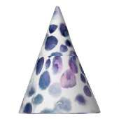Polka Dot Wasserfarbe: Geometrisch Nahtlos. Partyhütchen (Rechts)
