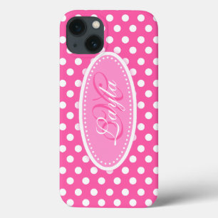Polka dot weich pink weiß Case-Mate iPhone hülle