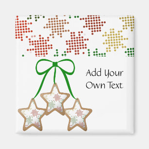 Polka Dot Weihnachtskekse Magnet