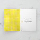 Polka Dot wird bald gut Giraffe Karte (Innenseite)