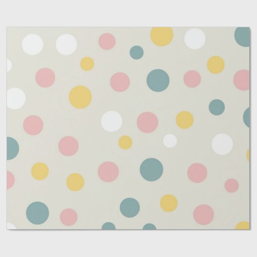 Polka dot wrapping Paper Geschenkpapier (Flach)