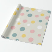 Polka dot wrapping Paper Geschenkpapier (Ungerollt)