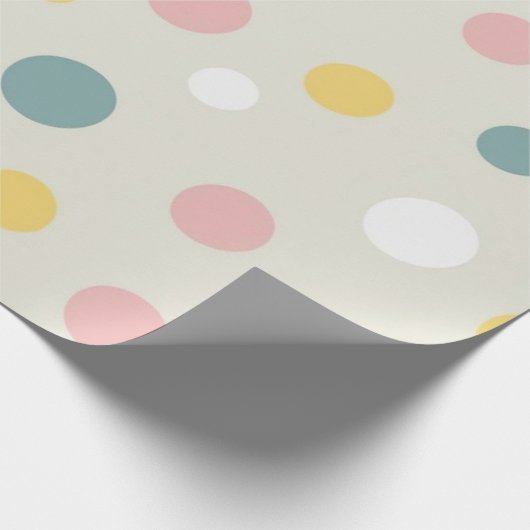 Polka dot wrapping Paper Geschenkpapier (Ecke)