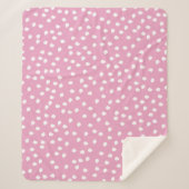 Polka Dot Wrapping Paper rosa Sherpadecke (Vorderseite)