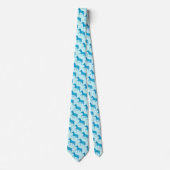 Polka Dot Zebra English Pub - Blue Krawatte (Vorderseite)