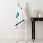 Polka Dot Zebra English Pub - Blue Sherpadecke (Beispiel)
