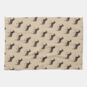 Polka Dot Zebra English Pub Geschirrtuch (Horizontal)