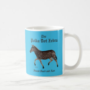 Polka Dot Zebra English Pub Kaffeetasse